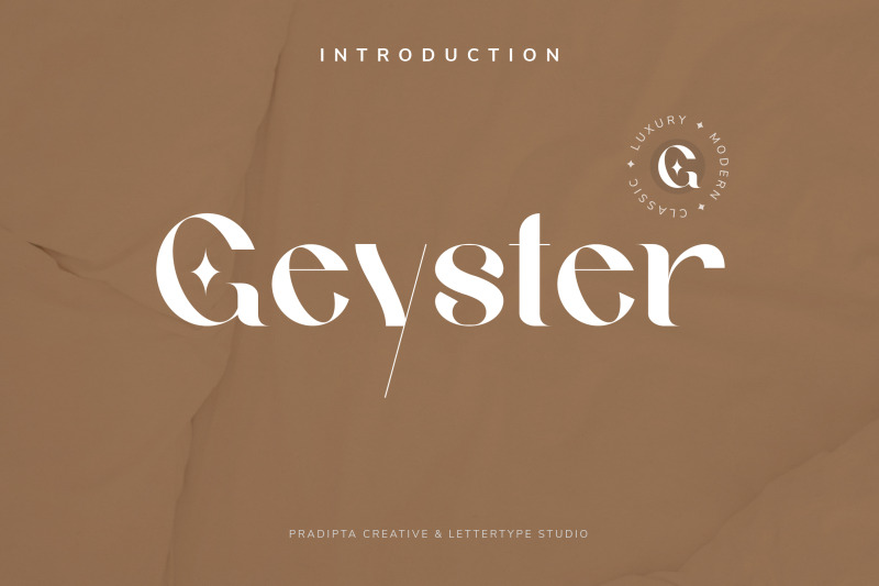 geyster-modern-vintage-font