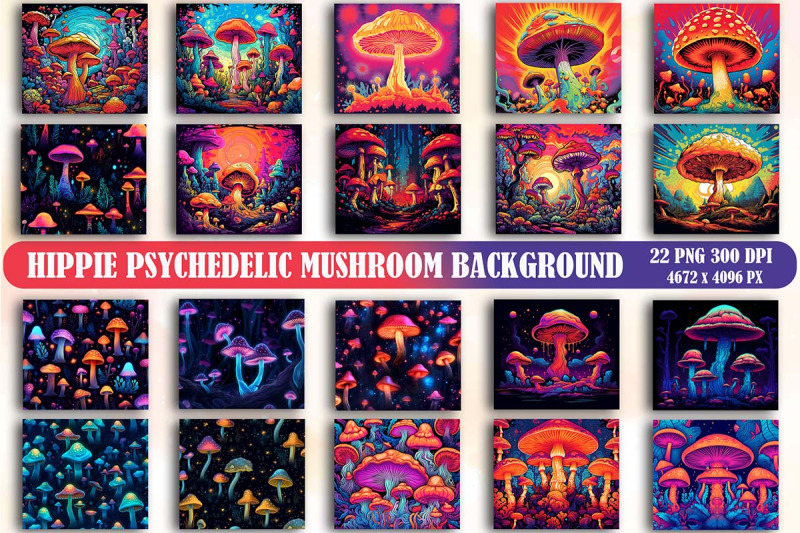 hippie-psychedelic-mushroom-background-bundle