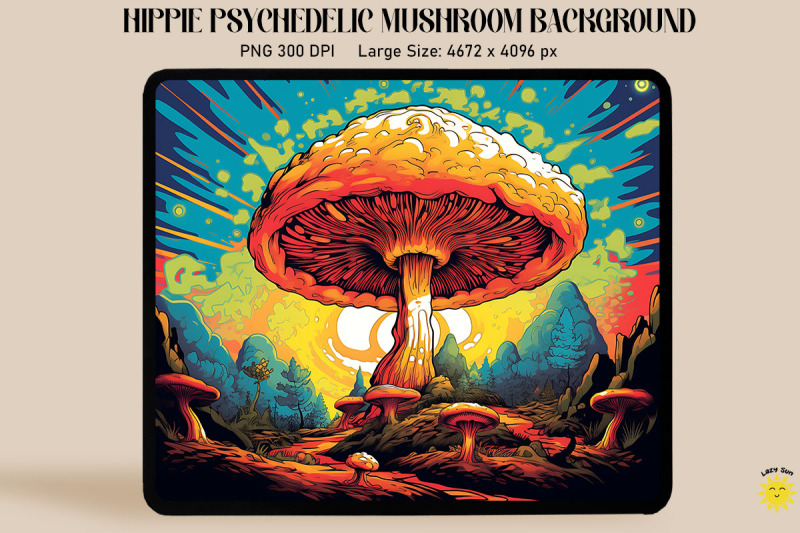 psychedelic-whimsical-mushroom