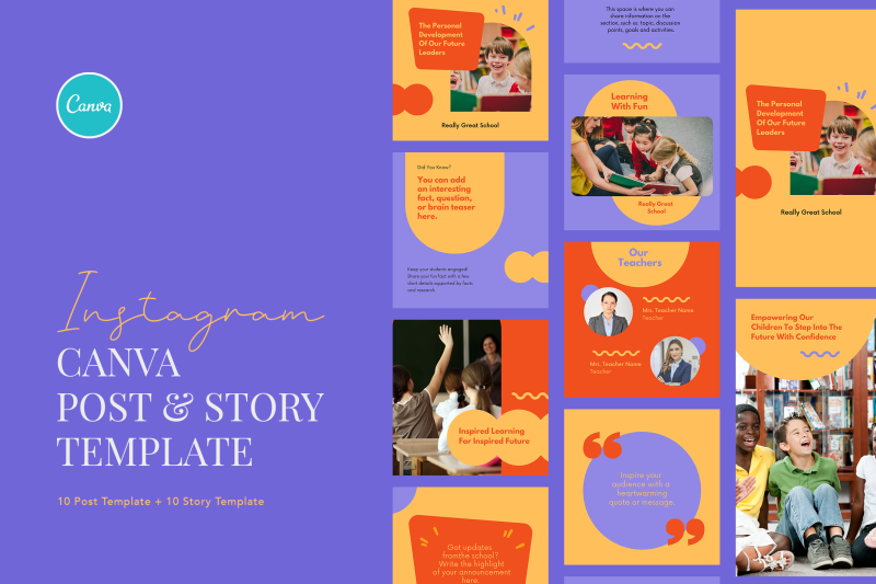 bright-and-shiny-school-instagram-post-and-story-template-canva