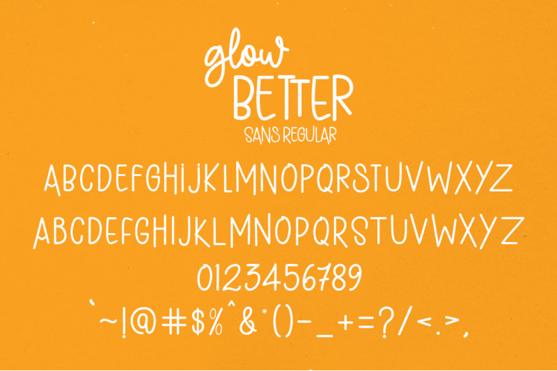 Glow Better Font Duo By Soft Creative TheHungryJPEG
