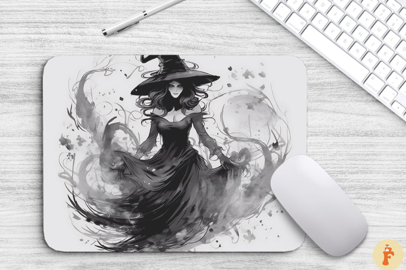 halloween-spooky-witch-mouse-pad-design