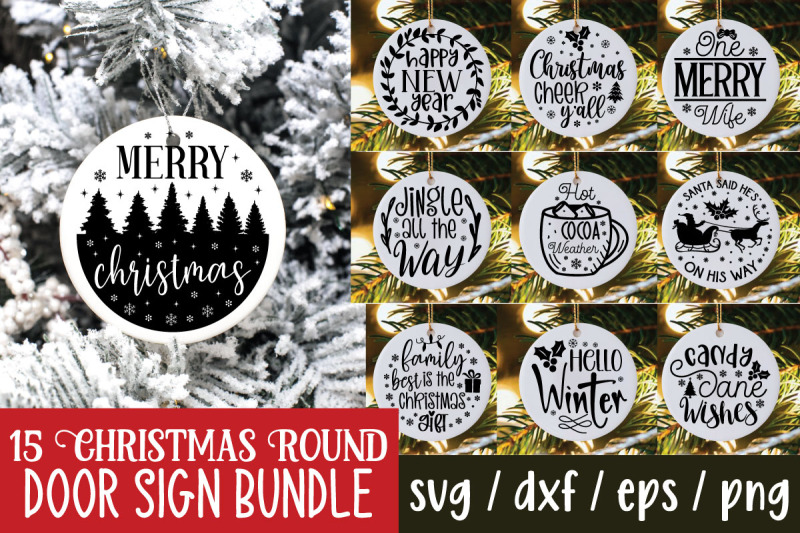 christmas-round-door-sign-bundle