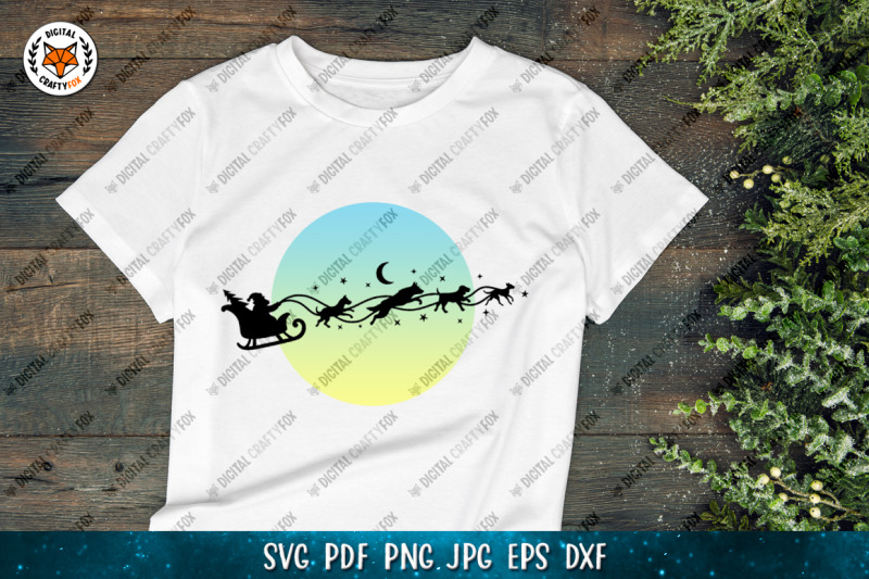 santa-sleigh-bundle-svg-christmas-sleigh-silhouette-svg