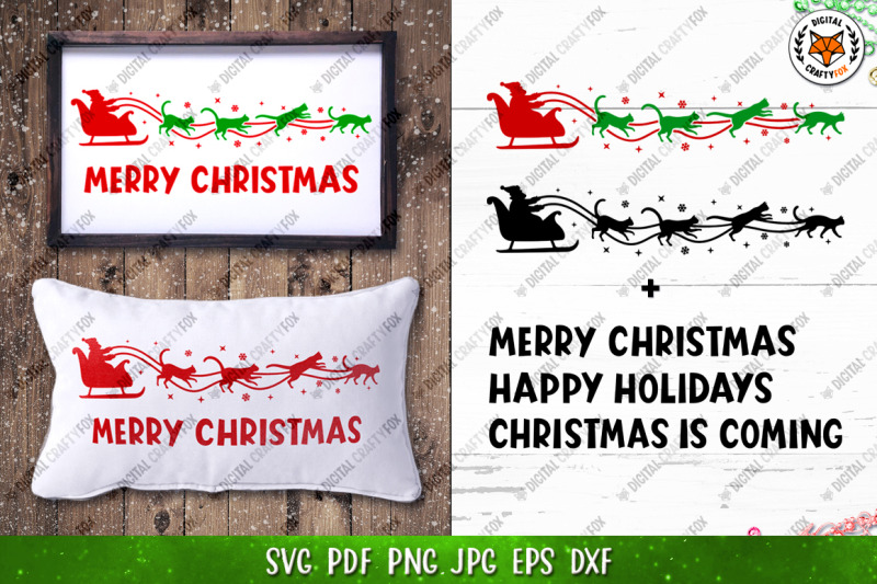 santa-sleigh-bundle-svg-christmas-sleigh-silhouette-svg