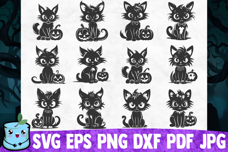 black-cat-halloween-svg-bundle