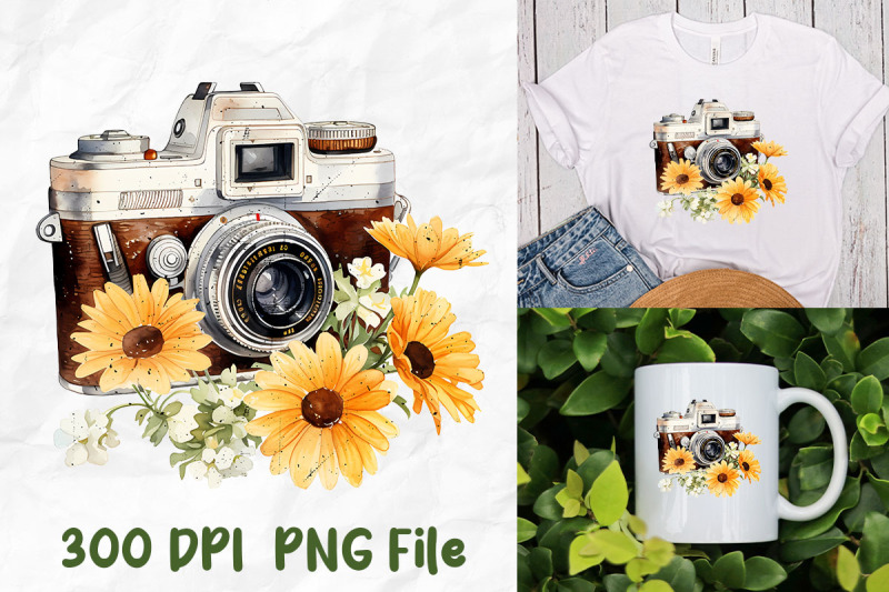 retro-vintage-film-camera-daisy-flower