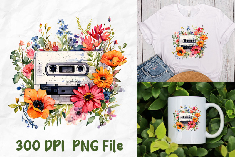 old-school-cassette-tape-wild-flower