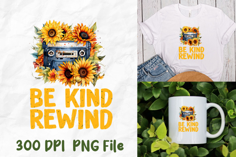 be-kind-rewind-cassette-sunflower