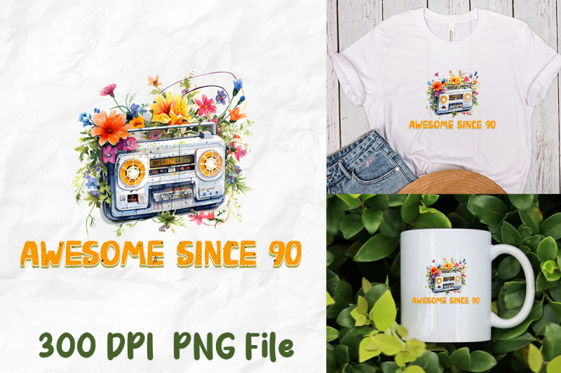 awesome-since-90-boombox-wild-flower