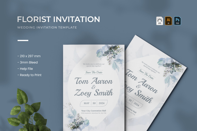 florist-wedding-invitation