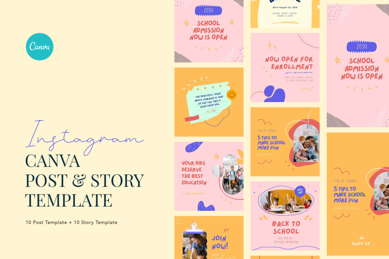 fun-and-bright-elementary-school-admission-canva-template