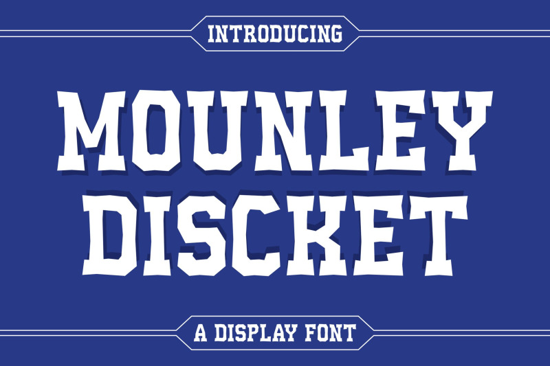 mounley-discket-typeface