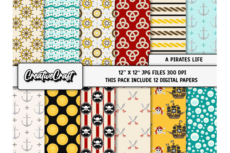 a-pirates-life-digital-papers-scrapbook-backgrounds-designs