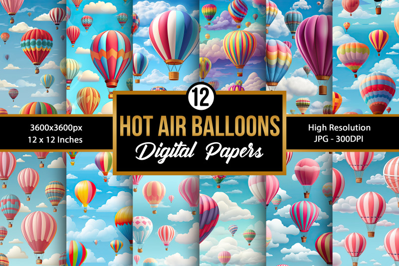 hot-air-balloons-digital-paper-patterns