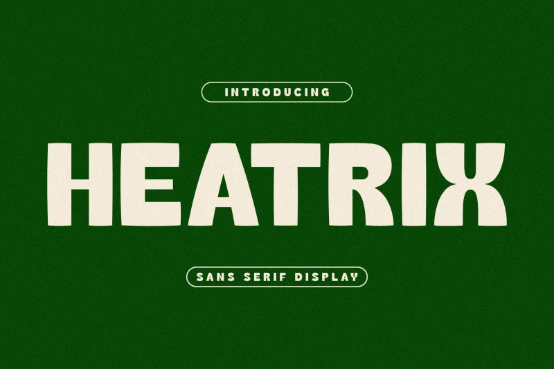 heatrix-typeface