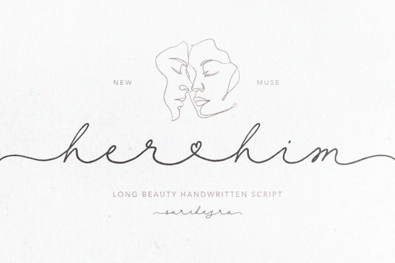 her-him-long-handwritten-script