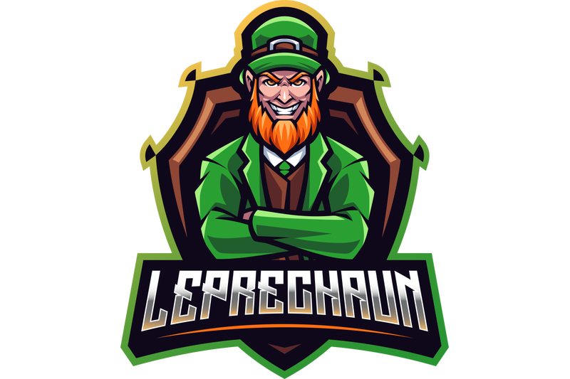 leprechaun-esport-mascot-logo-design