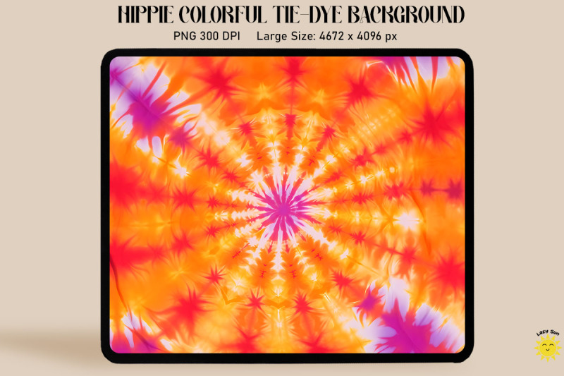 tie-dye-background-orange-rainbow-colors