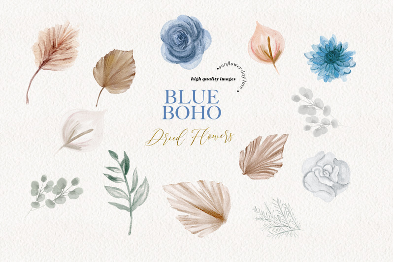 blue-boho-dried-floral-pampas-grass-clipart-dusty-blue-pampas-wreath