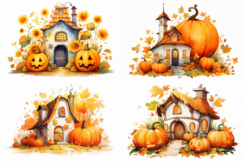 pumpkin-house