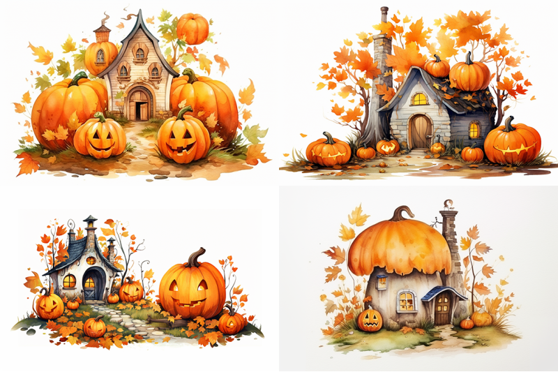 pumpkin-house