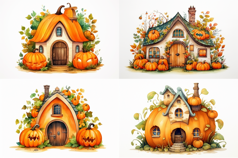 pumpkin-house