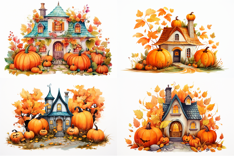 pumpkin-house