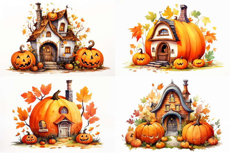 pumpkin-house