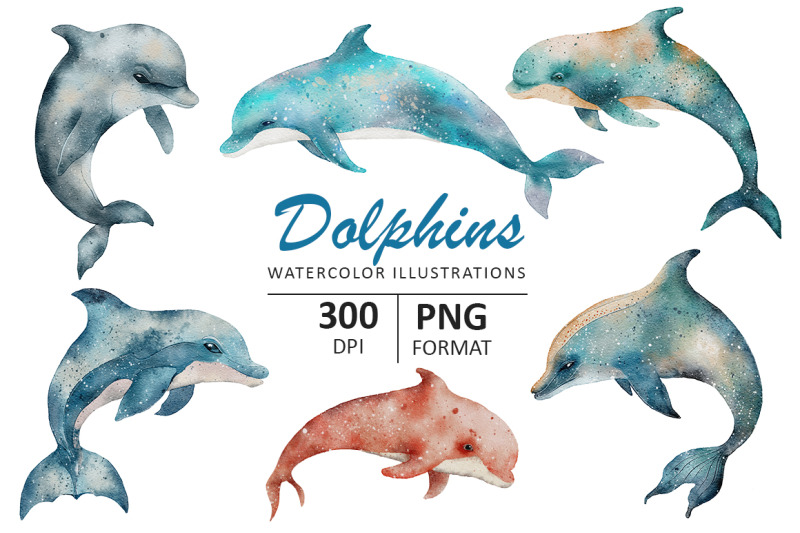 dolphin-watercolor-illustration