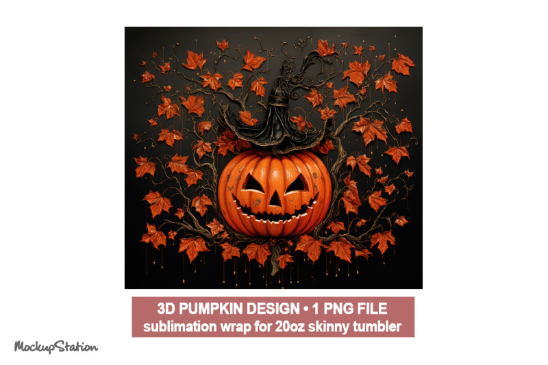 3d-spooky-jack-o-lantern-tumbler-wrap-halloween-pumpkin-design