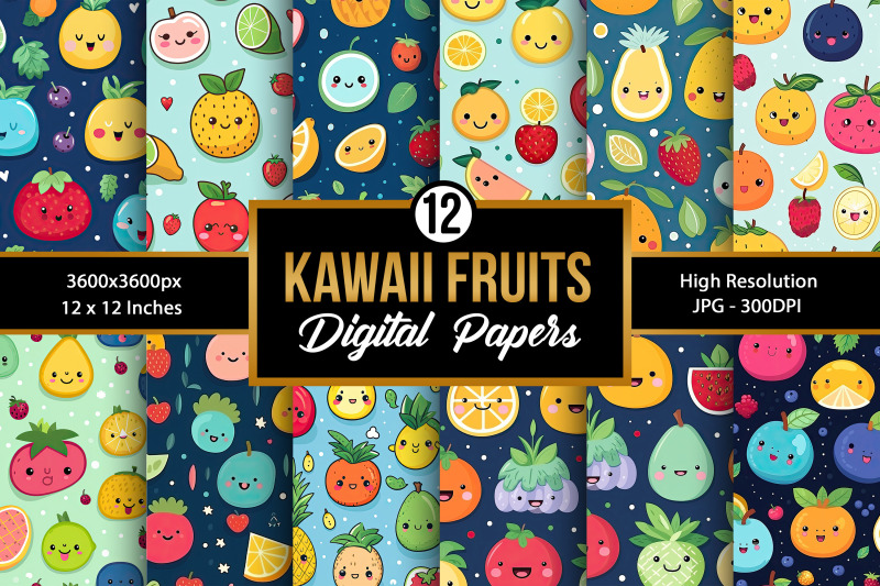 kawaii-fruits-seamless-pattern-backgrounds