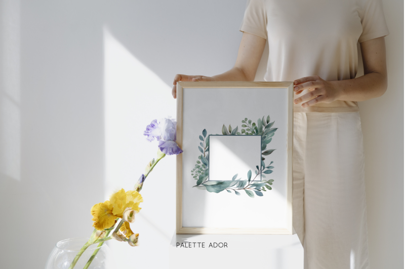 watercolor-botanical-frames