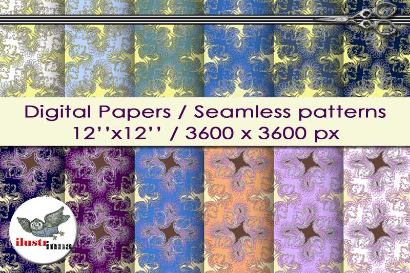 polar-star-damask-seamless-patterns-digital-paper