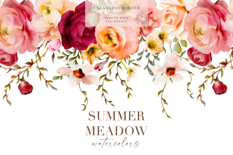summer-meadow-watercolor-floral-clip-art-collection