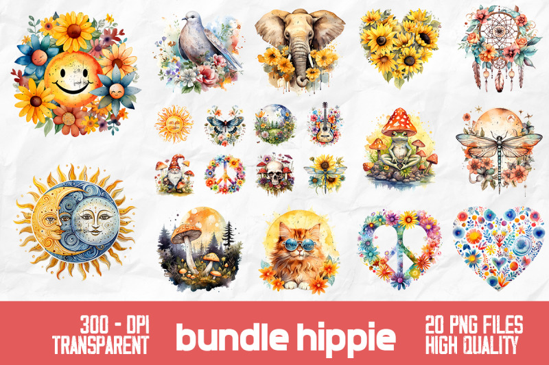 hippie-wild-flowers-bundle-design