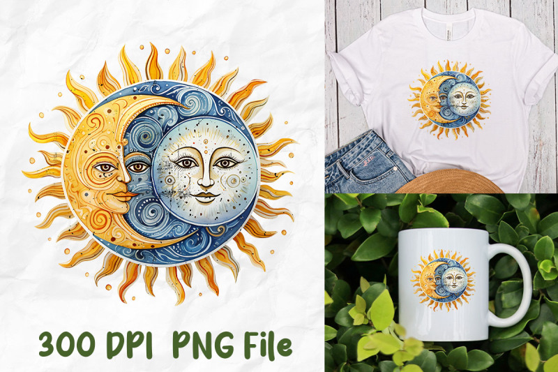 hippie-pattern-sun-and-moon-universe