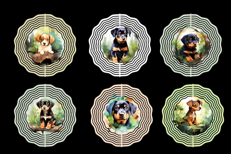 watercolor-rottweiler-dog-wind-spinner-sublimation-spinner