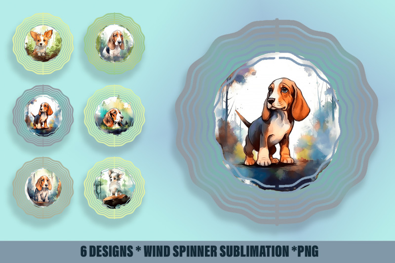 watercolor-beagle-dog-wind-spinner-sublimation-spinner