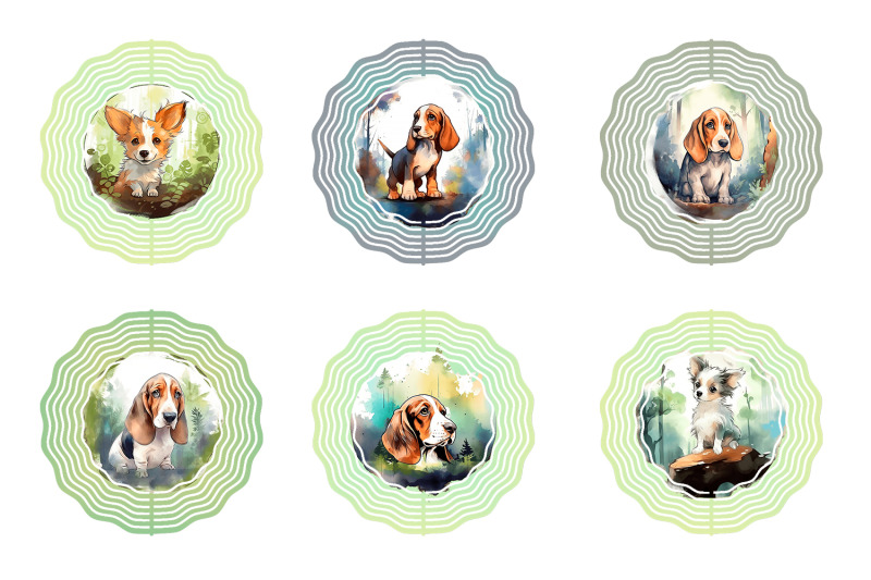 watercolor-beagle-dog-wind-spinner-sublimation-spinner