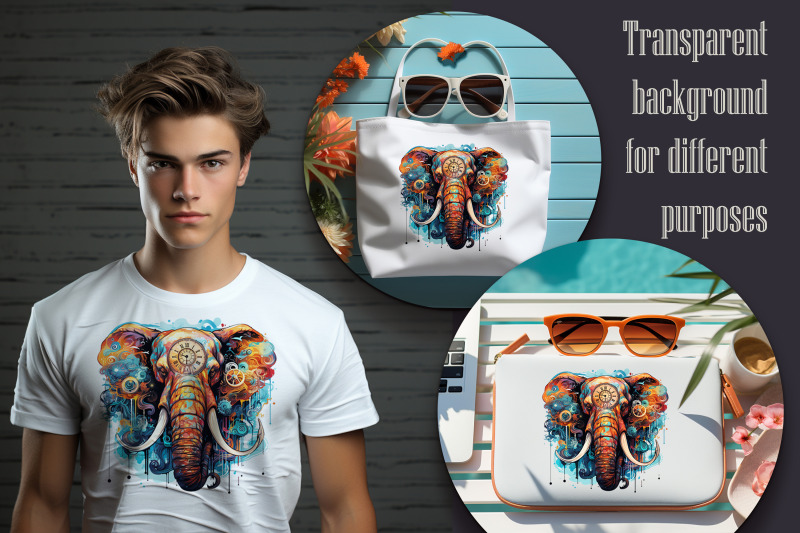 watercolor-elephant-hippie-transparent-png-jpeg-300d