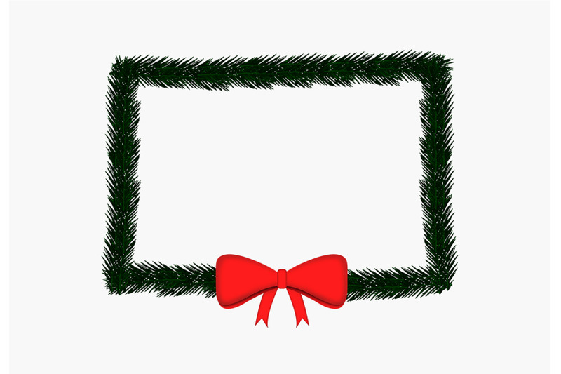 christmas-wreath-design-element-xmas-plant-frame-pack