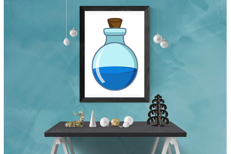 witch-potion-clipart-game-elixir-mana-health-illustration