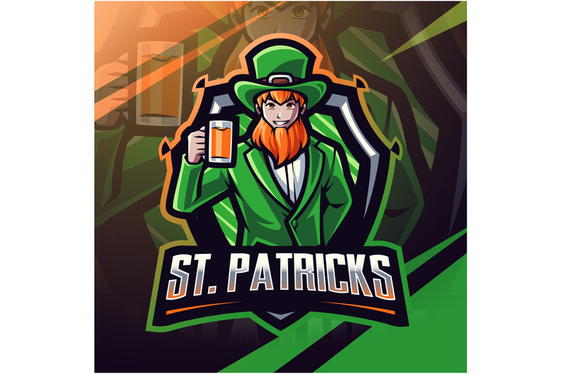 leprechaun-esport-mascot-logo-design