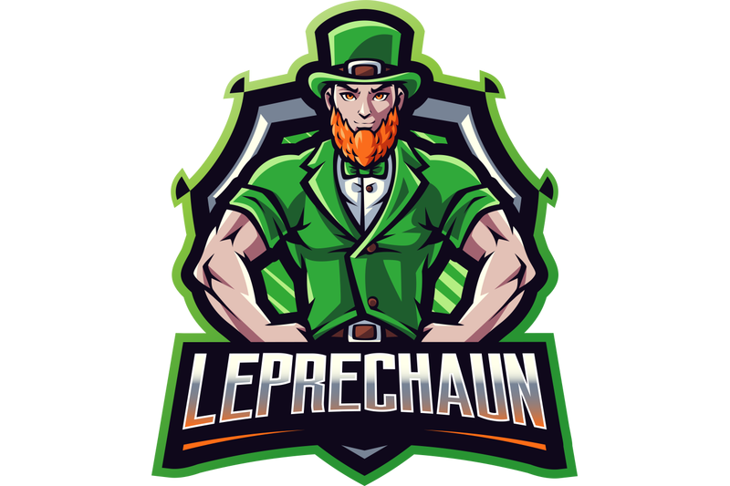 leprechaun-esport-mascot-logo-design