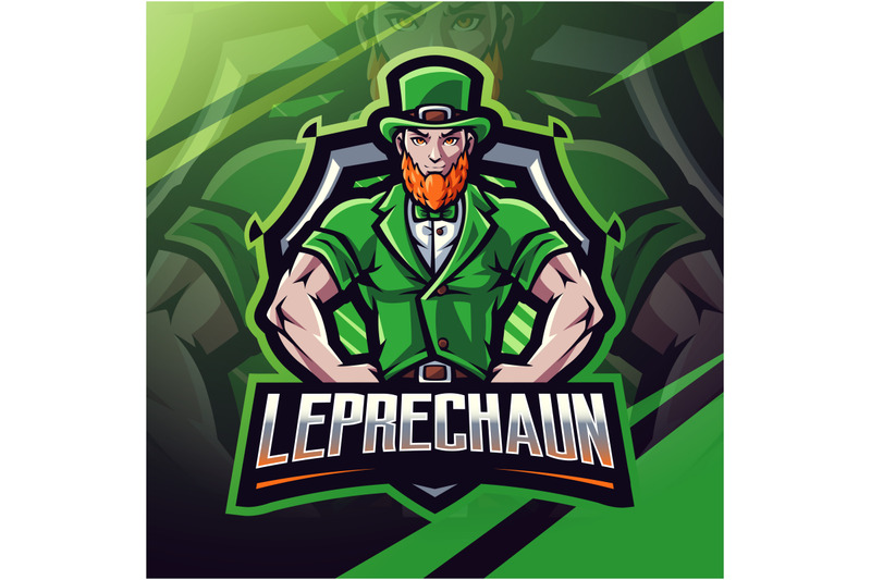 leprechaun-esport-mascot-logo-design