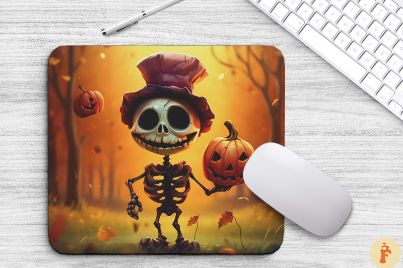 happy-skeleton-at-halloween-mouse-pad