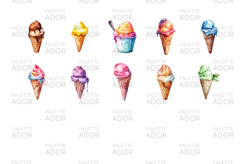 watercolor-ice-creams