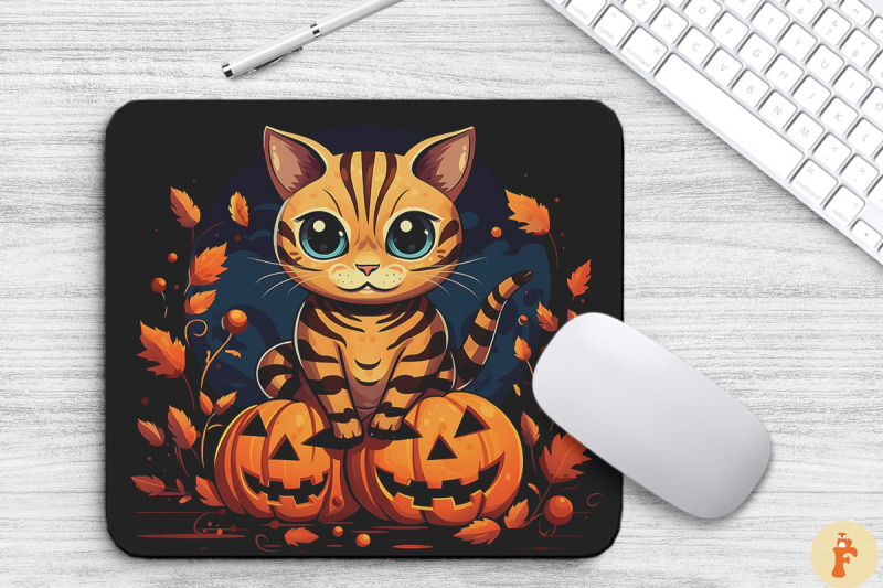 funny-halloween-cute-cat-mouse-pad-bundle