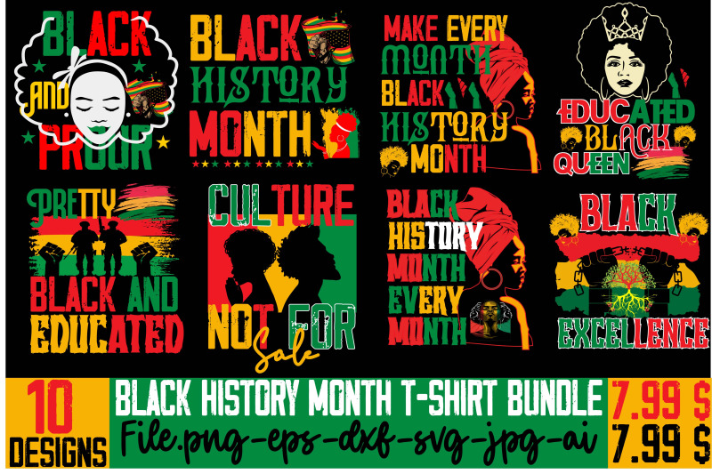 black-month-t-shirt-bundle-10-t-shirt-designs-history-shirt-designs-bl